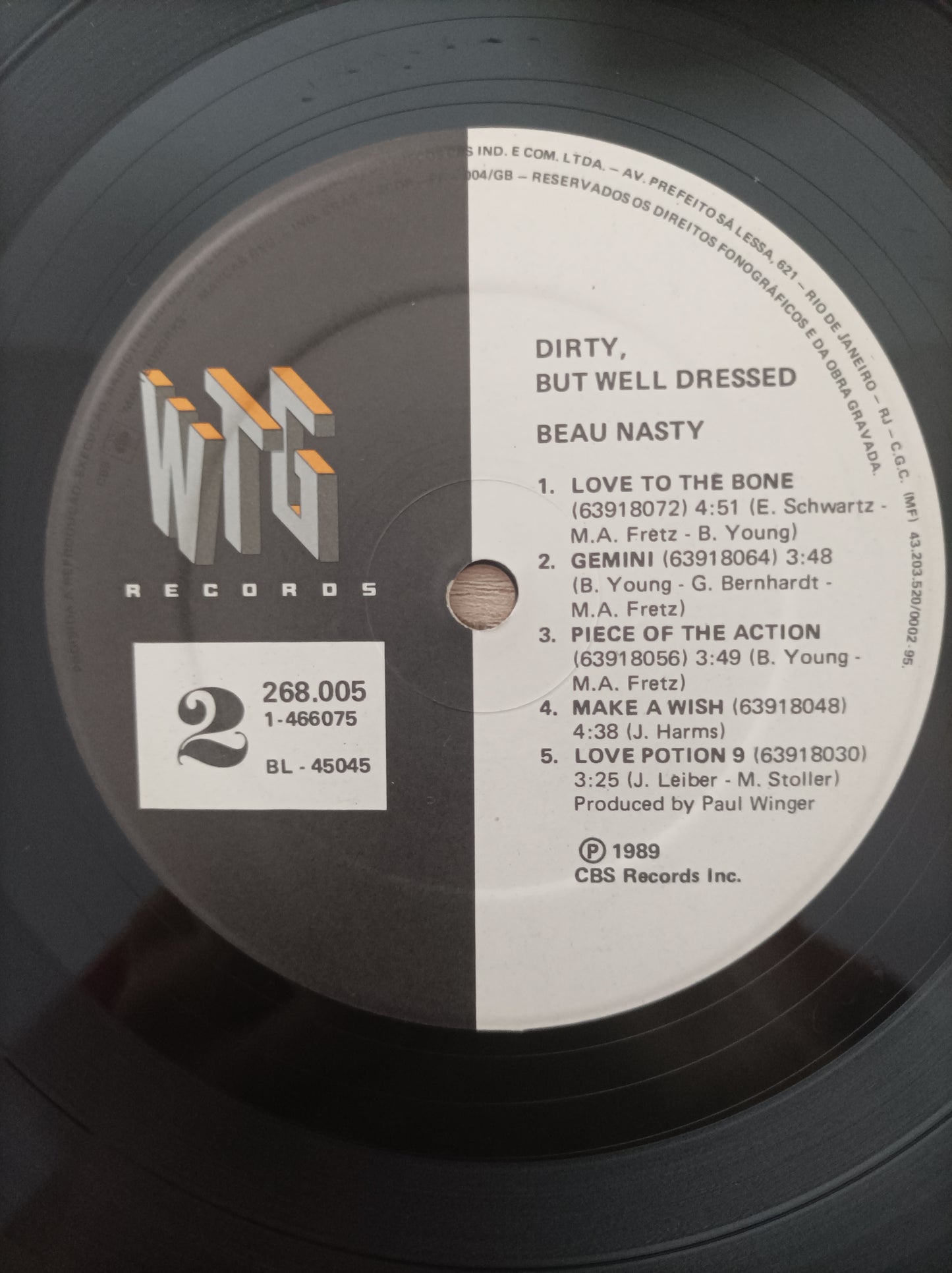 Lp Vinil Beau Nasty Dirty, But Well Dressed