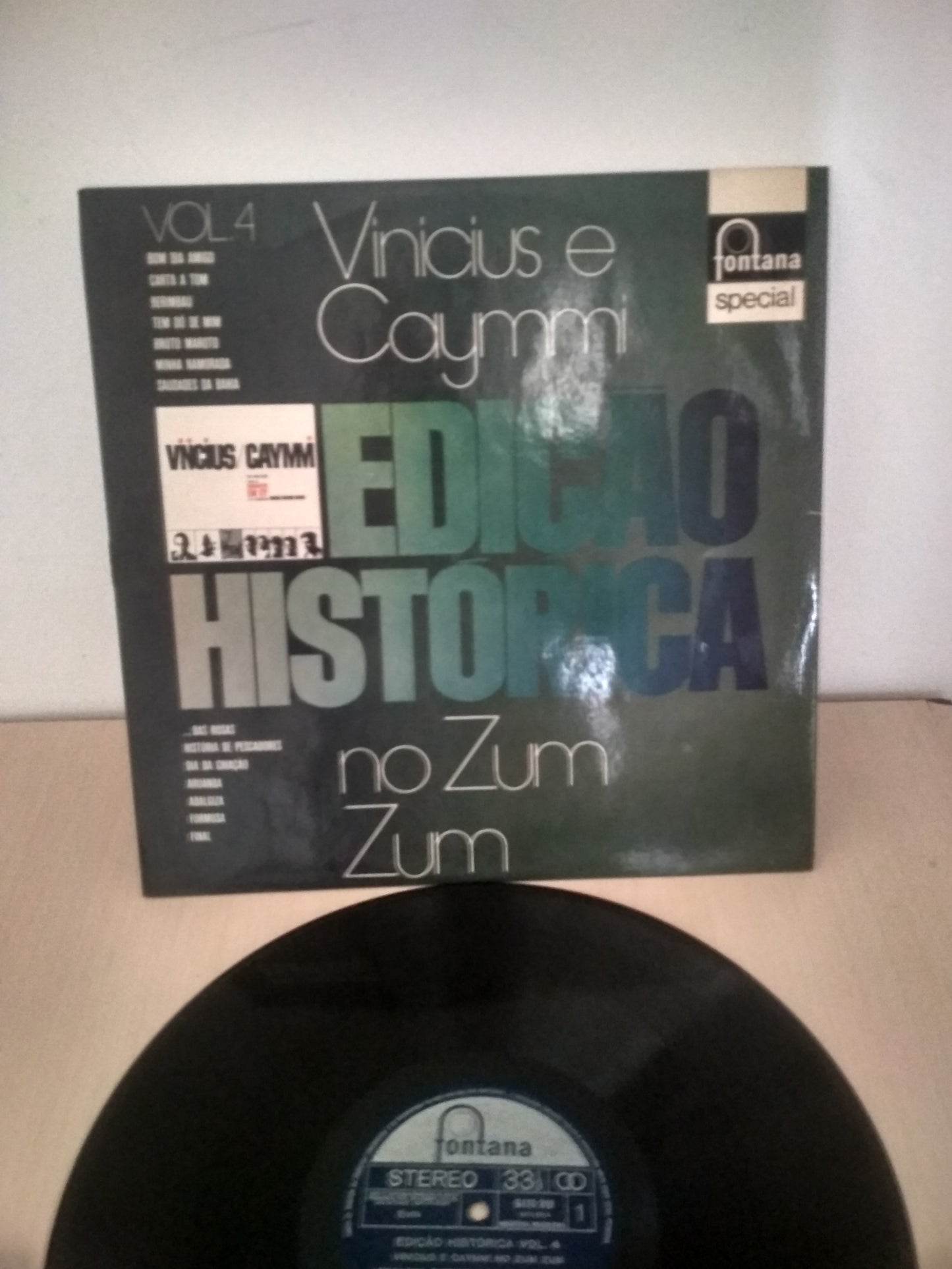 Lp Vinil Vinicius E Caymmi No Zum Zum Edição Histórica Vol 4