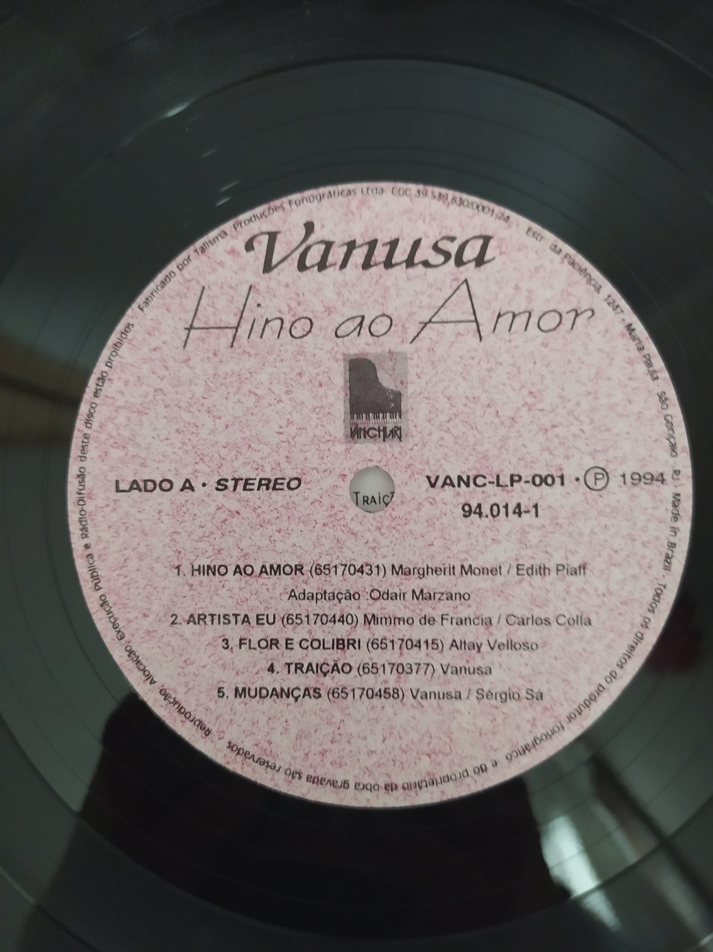 Lp Vinil Vanusa Hino Ao Amor Com Encarte