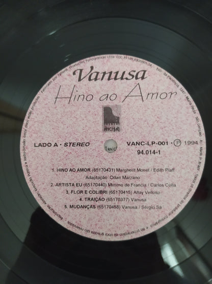 Lp Vinil Vanusa Hino Ao Amor Com Encarte