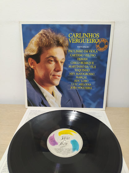 Lp Vinil Carlinhos Vergueiro 15 anos de Carreira Com Encarte