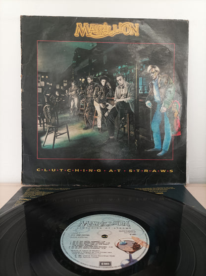 Lp Vinil Marillion Clutching at straws Com encarte