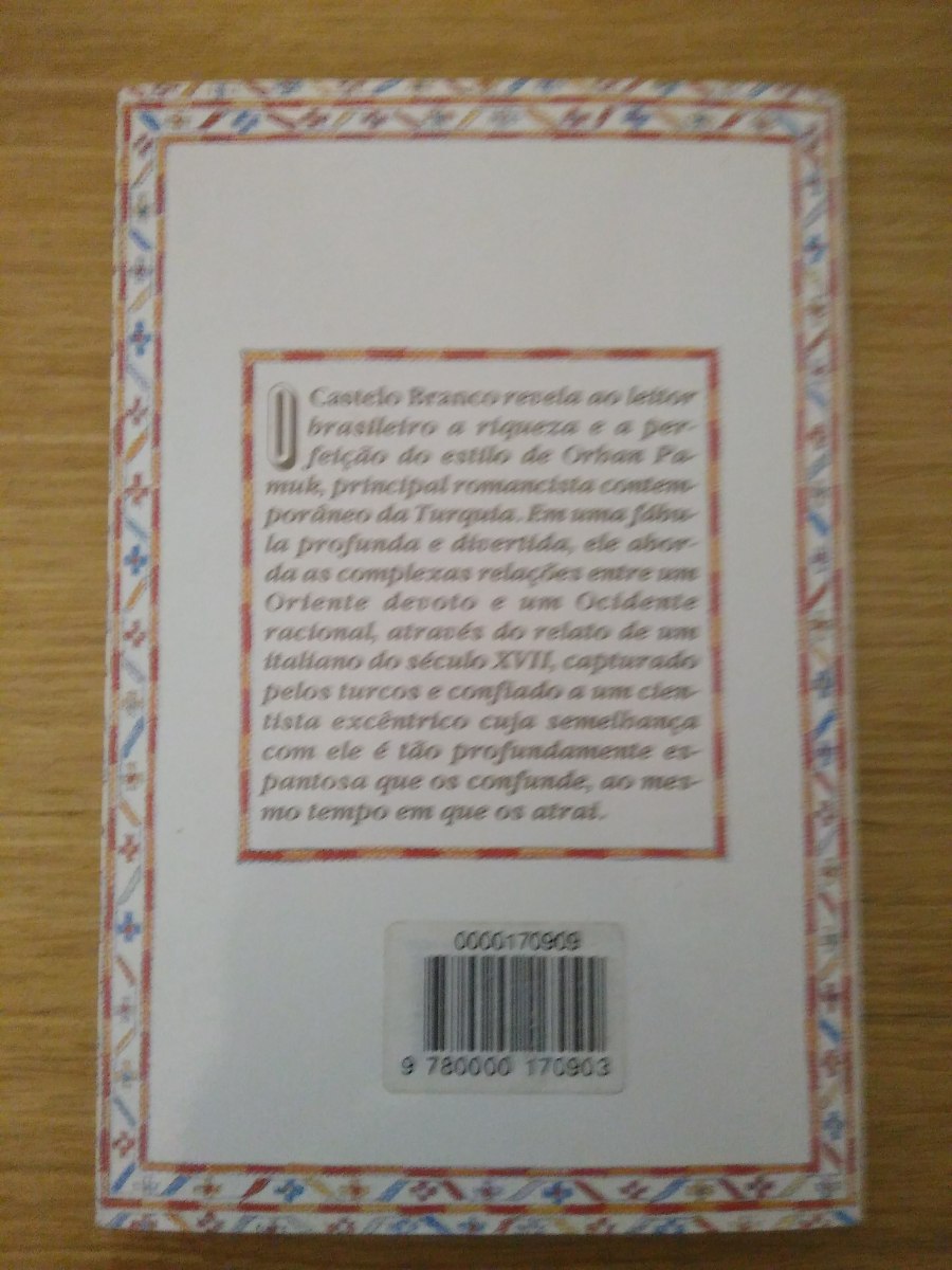 Livro O Castelo Branco - Orhan Pamuk