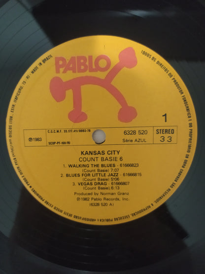 Lp Vinil Count Basie 6 Kansas City