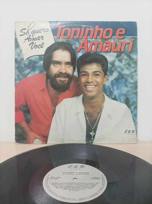 Lp Vinil Toninho e Amaurí Só quero amar você