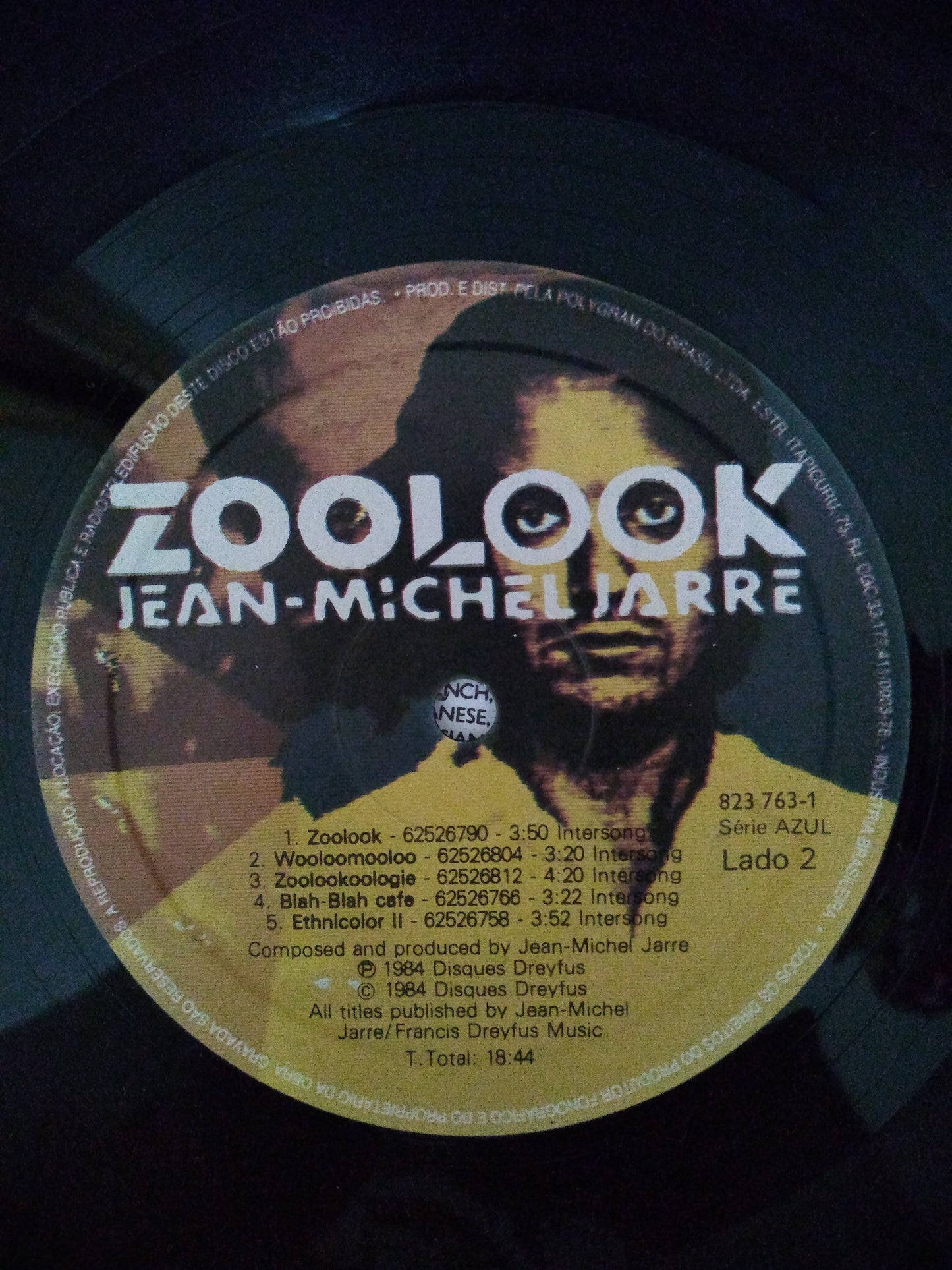 Lp Vinil Jean Michel Jarre Zoolook Com Encarte