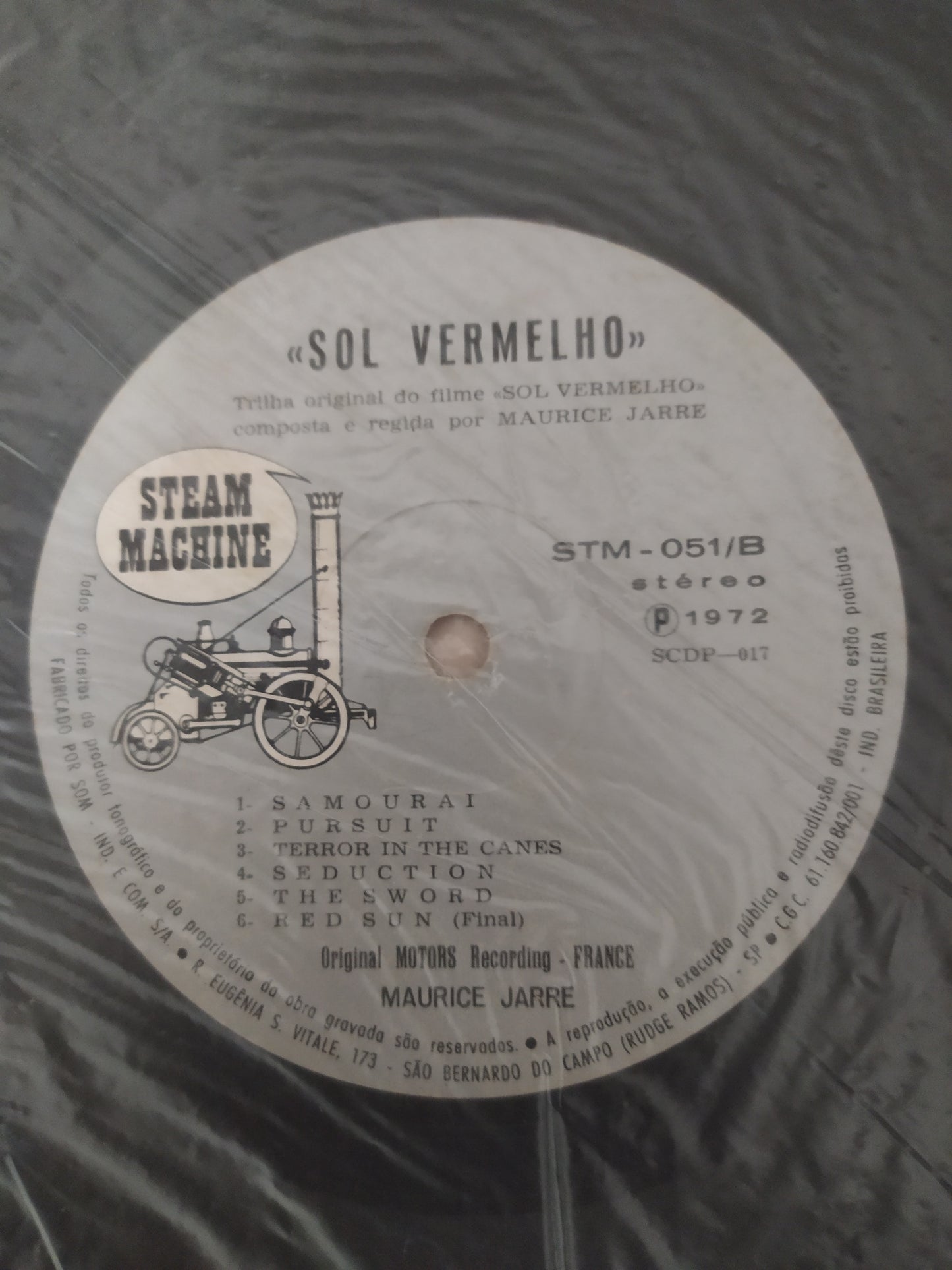 Lp Vinil Sol Vermelho Red Sun