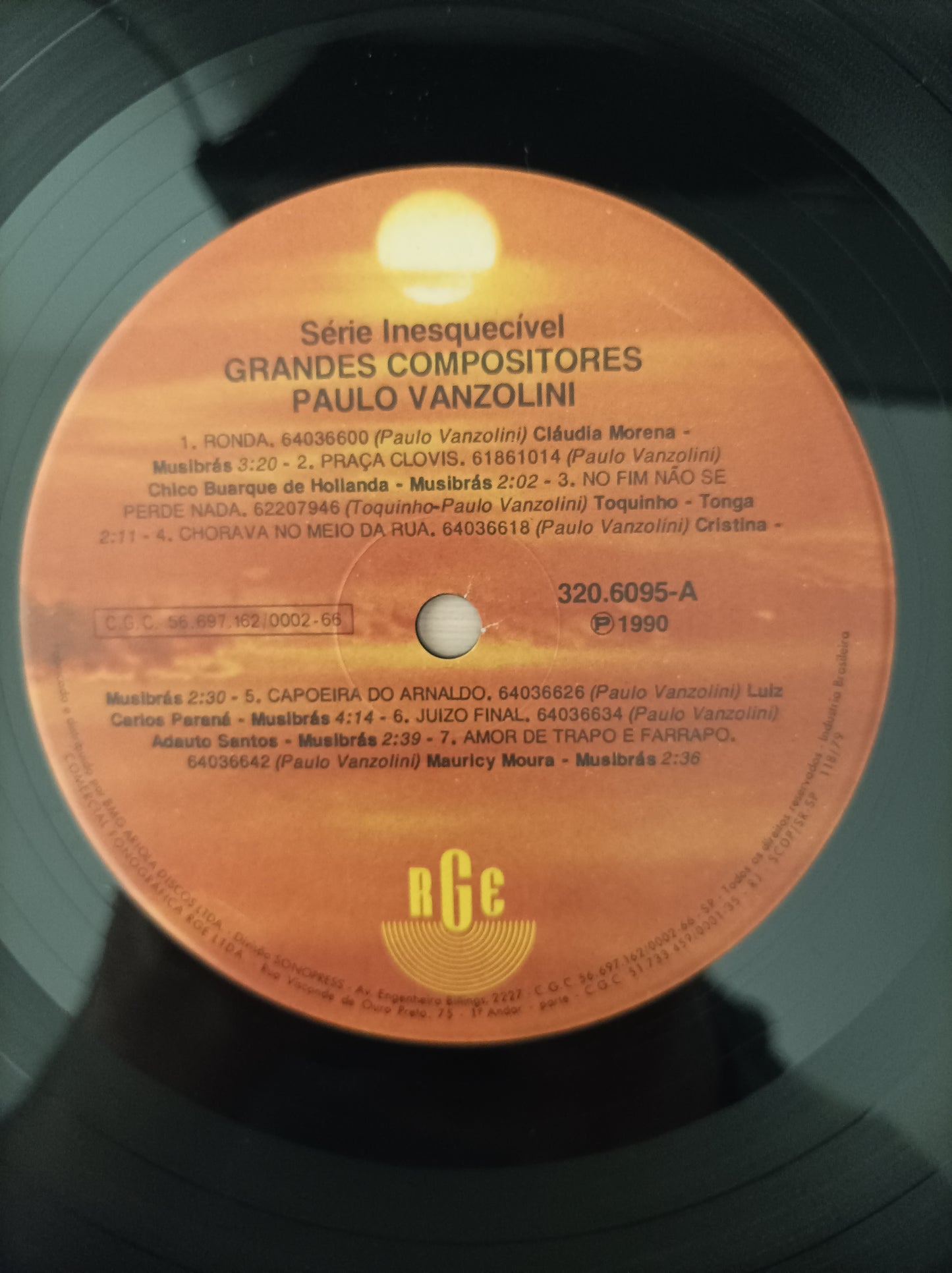 Lp Vinil Paulo Vanzolini 1990