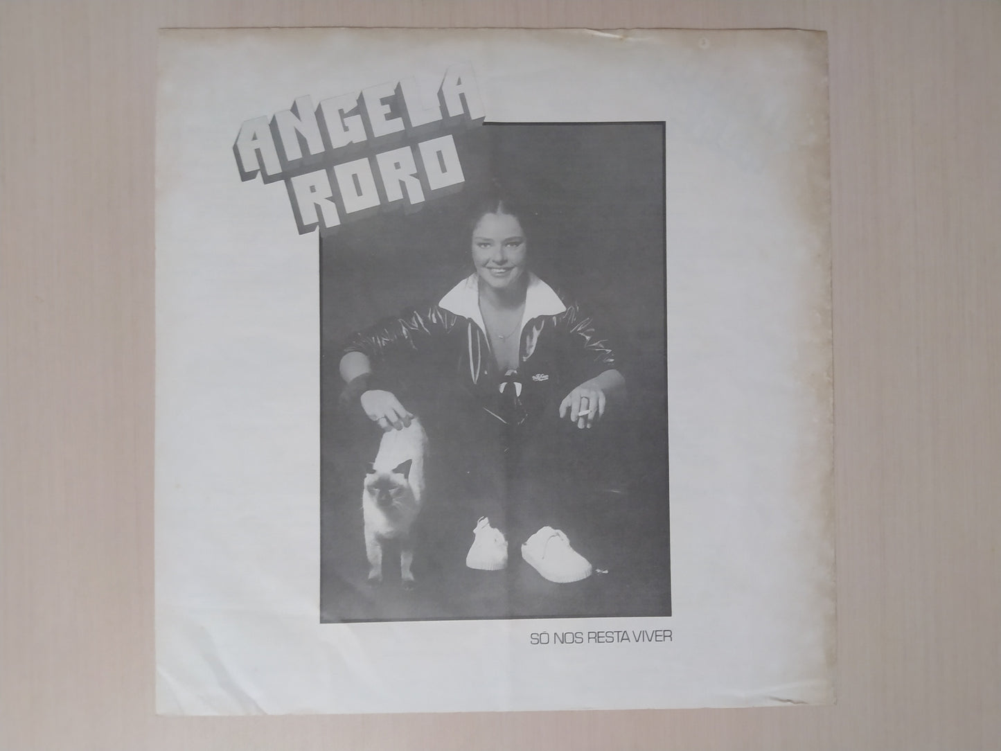 Lp Vinil Angela Roro Só Nos Resta Viver Com Encarte