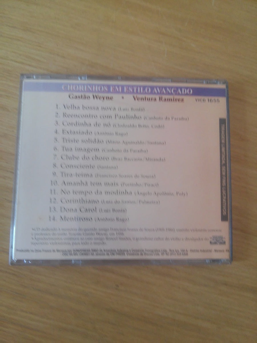 Cd Gastão Weyne Ventura Ramirez Chorinhos Em Estilo Avançado