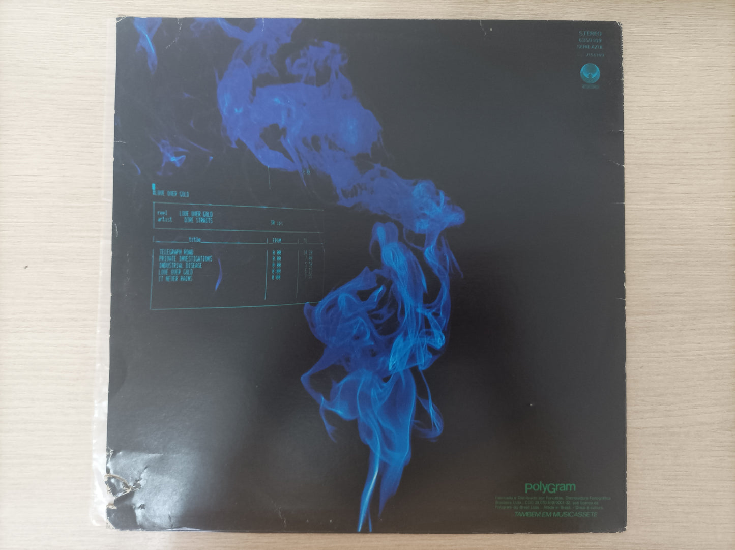 Lp Vinil Dire Straits Love Over Gold Com encarte