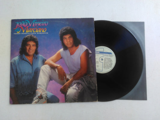 Lp Vinil João Mineiro E Marciano Tarde Demais Para Esquecer