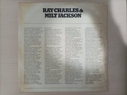 Lp Vinil Ray Charles & Milt Jackson Soul Meeting Com encarte