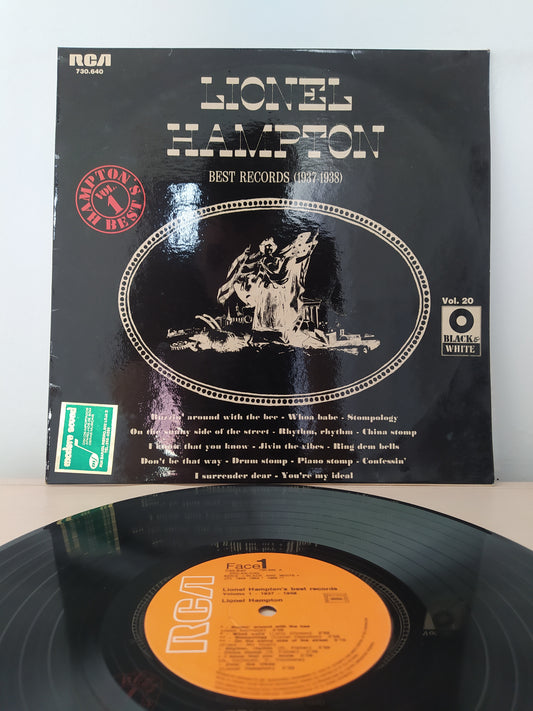 Lp Vinil Lionel Hampton Best Records 1937 - 1938 Importado
