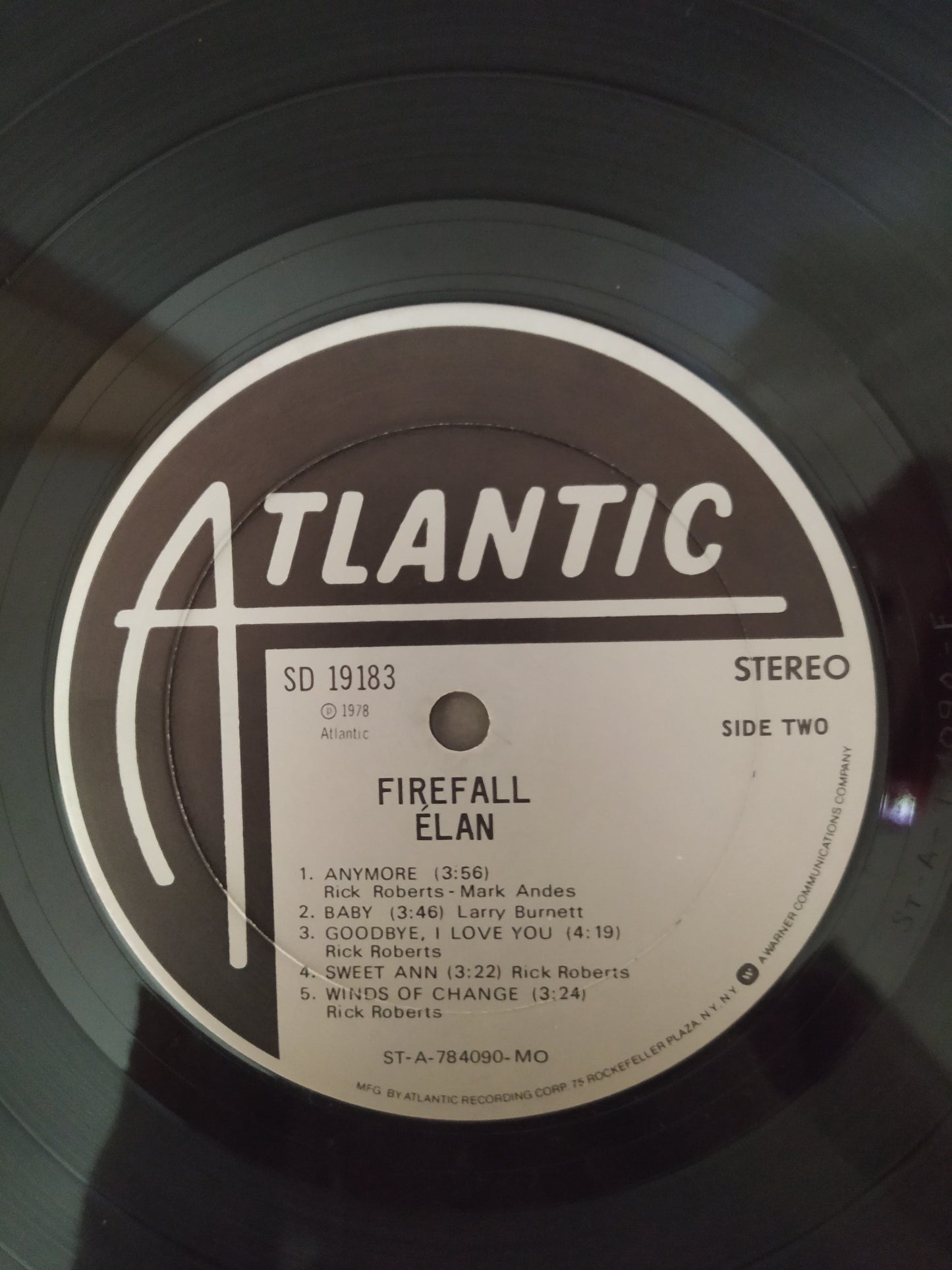 Lp Vinil Firefall Élan Com Encarte Importado