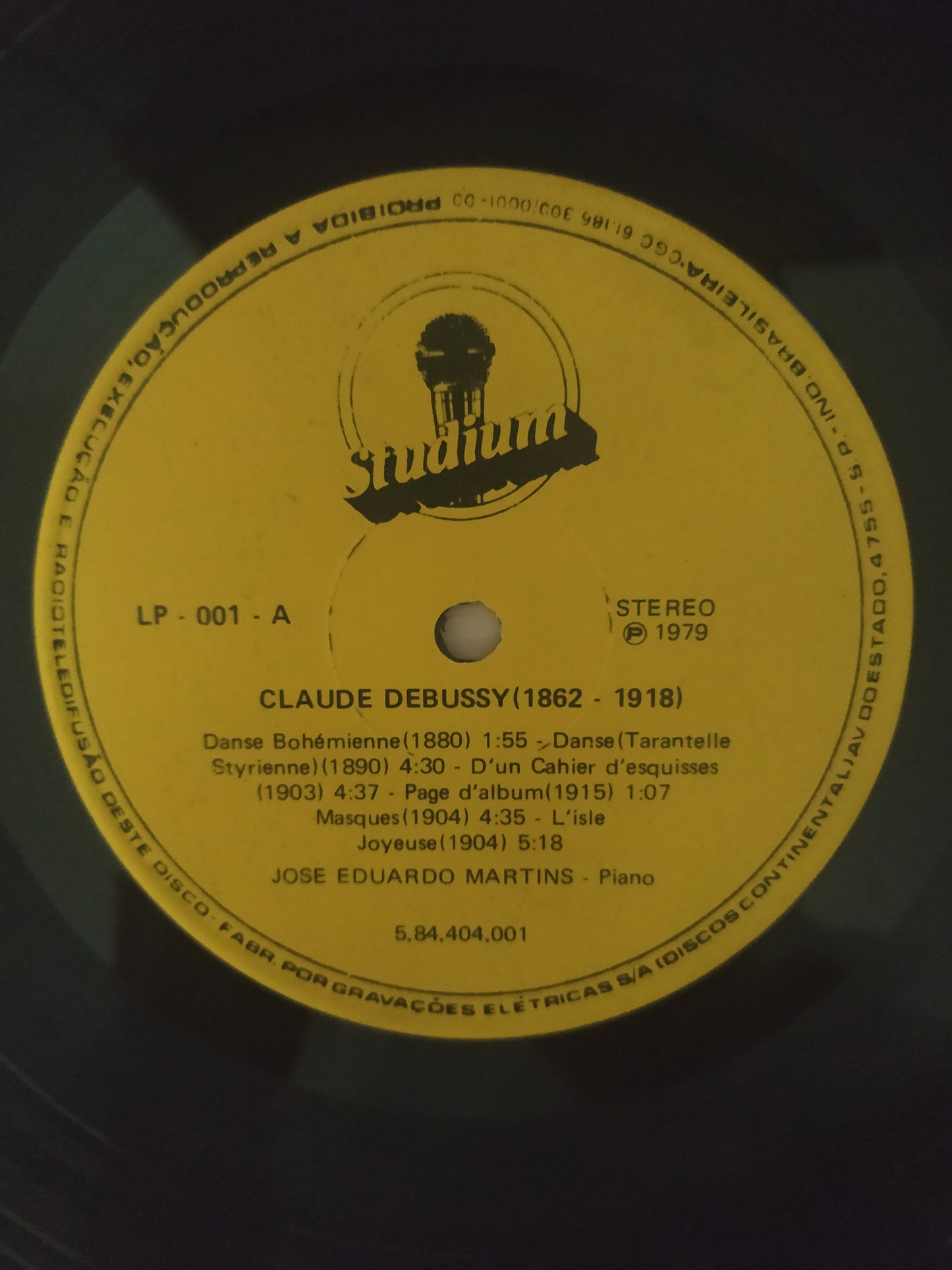 Lp Vinil José Eduardo Martins Debussy Iwami Oswald