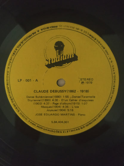 Lp Vinil José Eduardo Martins Debussy Iwami Oswald
