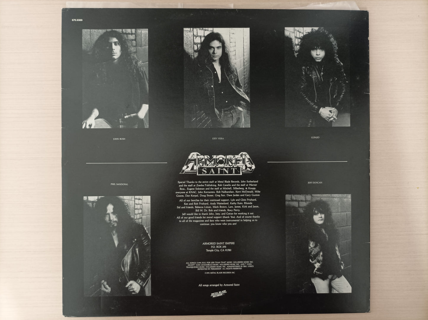 Lp Vinil Armored Saint Symbol of Salvation Com encarte