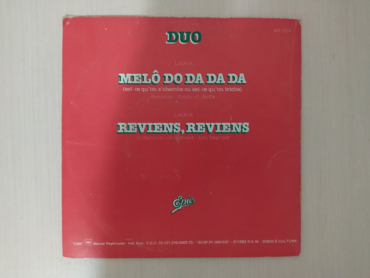 Lp Vinil Compacto Melô Do Da Da Da