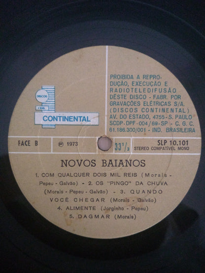 Lp Vinil Novos Baianos FC Capa Dupla Livreto