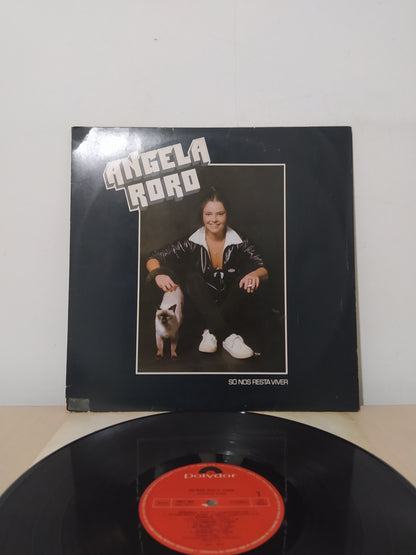 Lp Vinil Angela Roro Só Nos Resta Viver Com Encarte