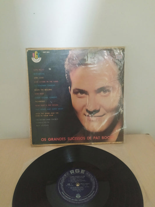 Lp Vinil Pat Boone Os Grandes Sucessos De