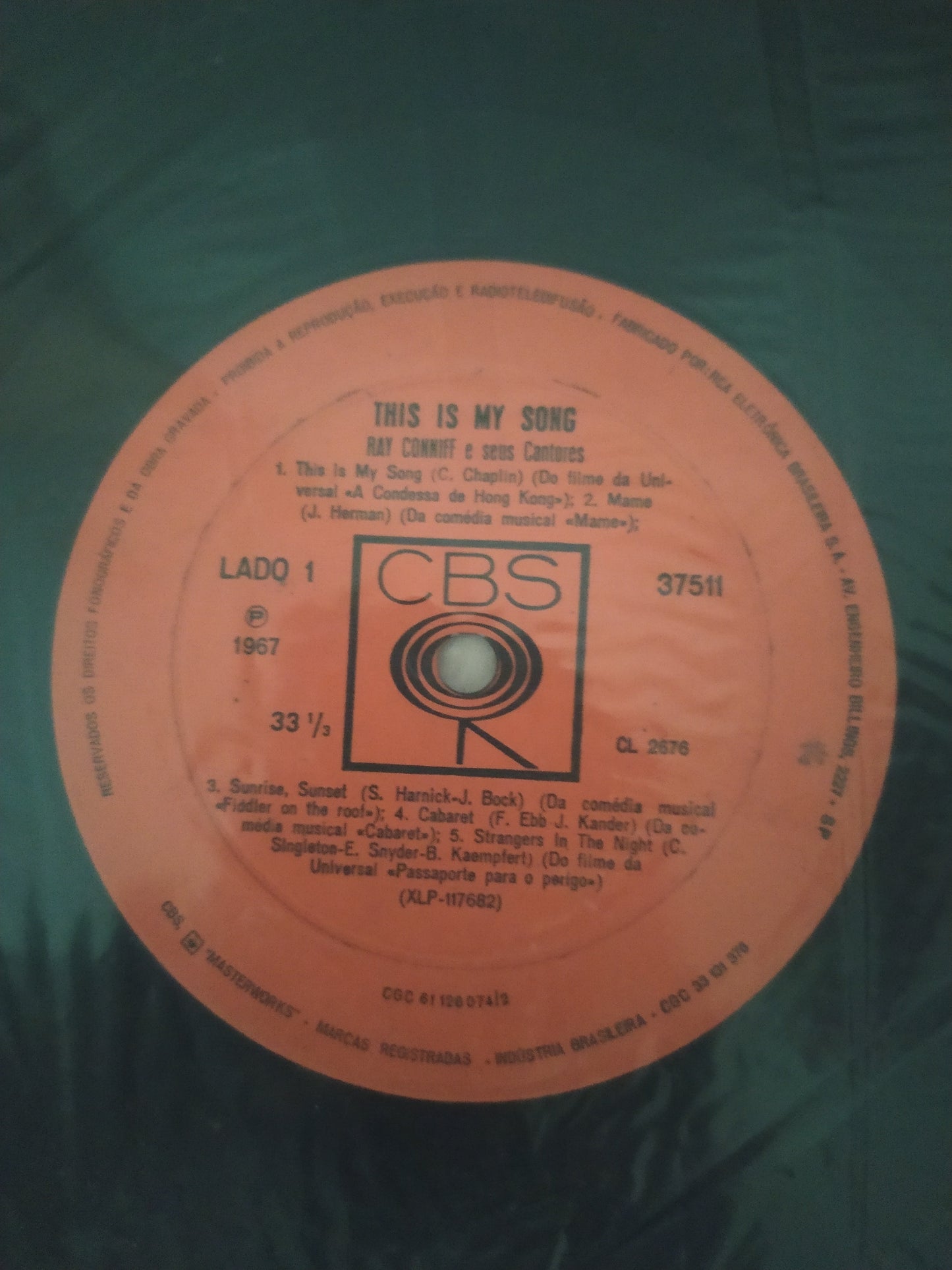 Lp Vinil Ray Conniff This Is My Song