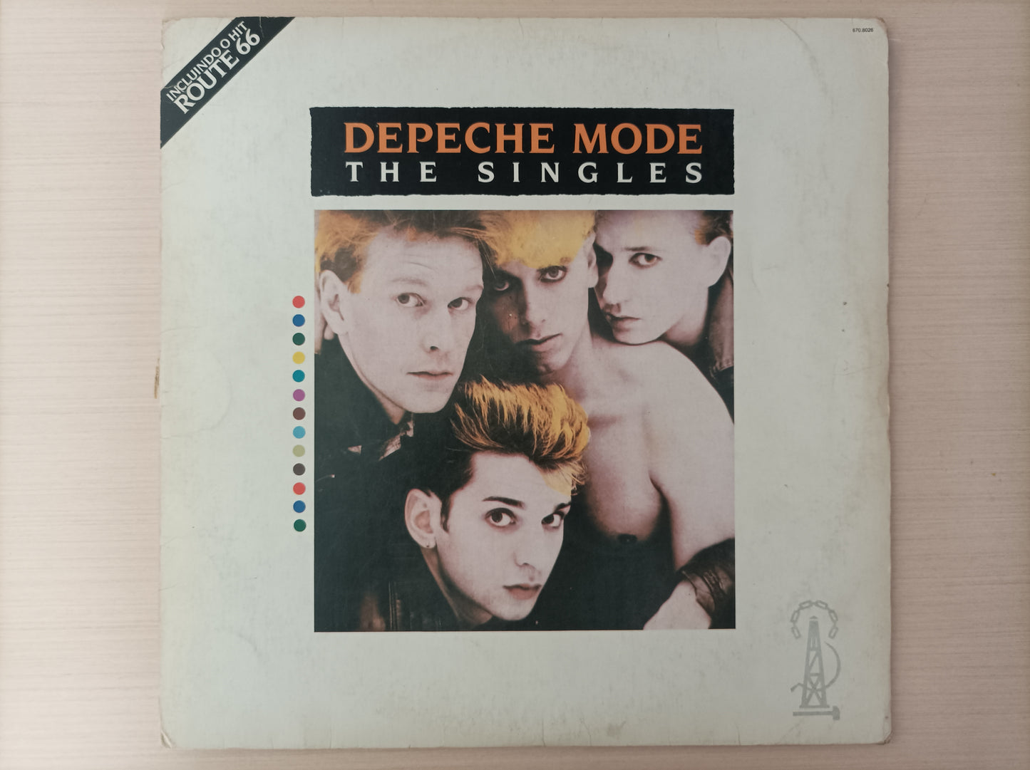 Lp Vinil Depeche Mode The Singles Com encarte
