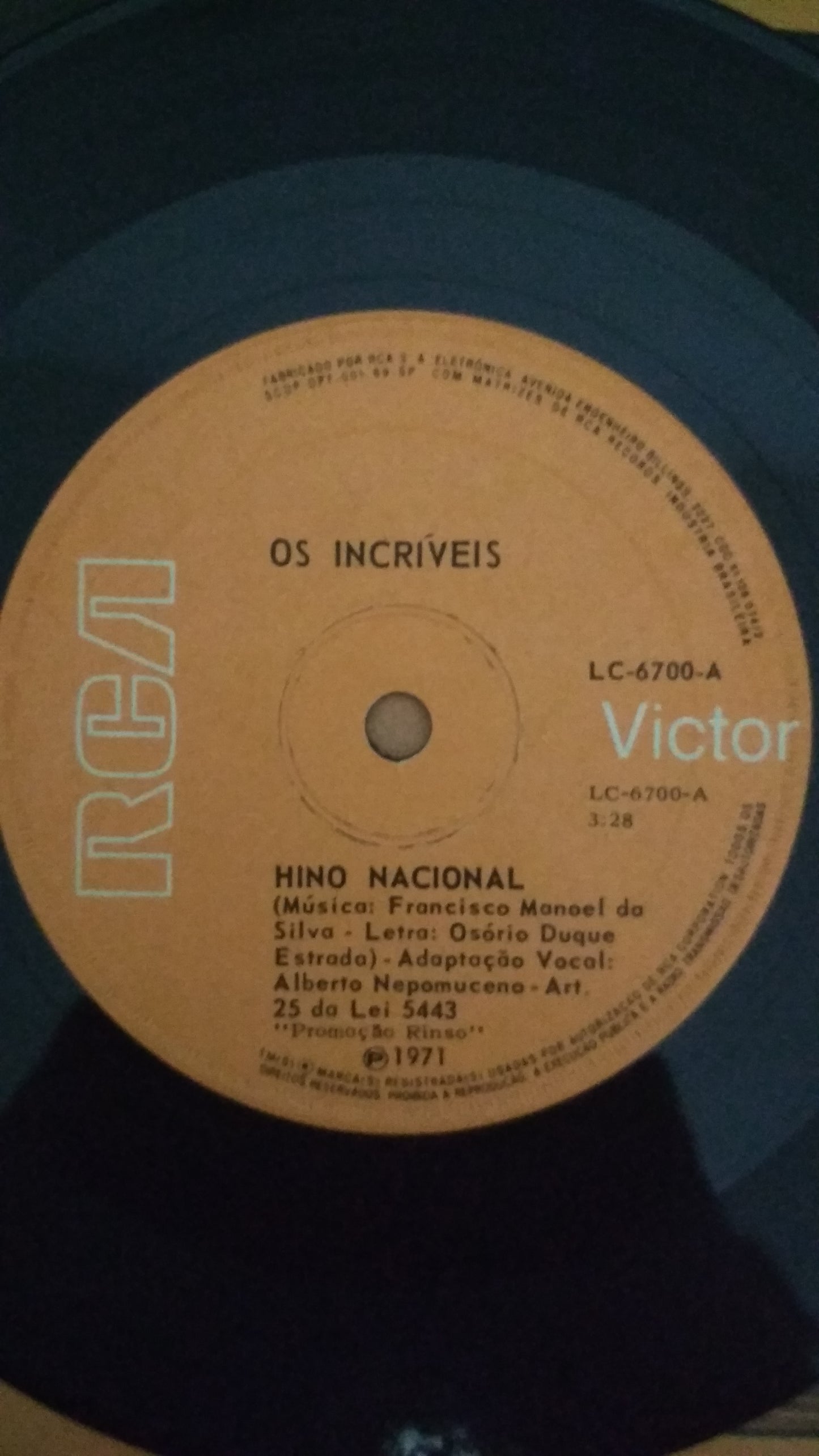 Lp Vinil Compacto Os Incríveis Hino Nacional da Independência
