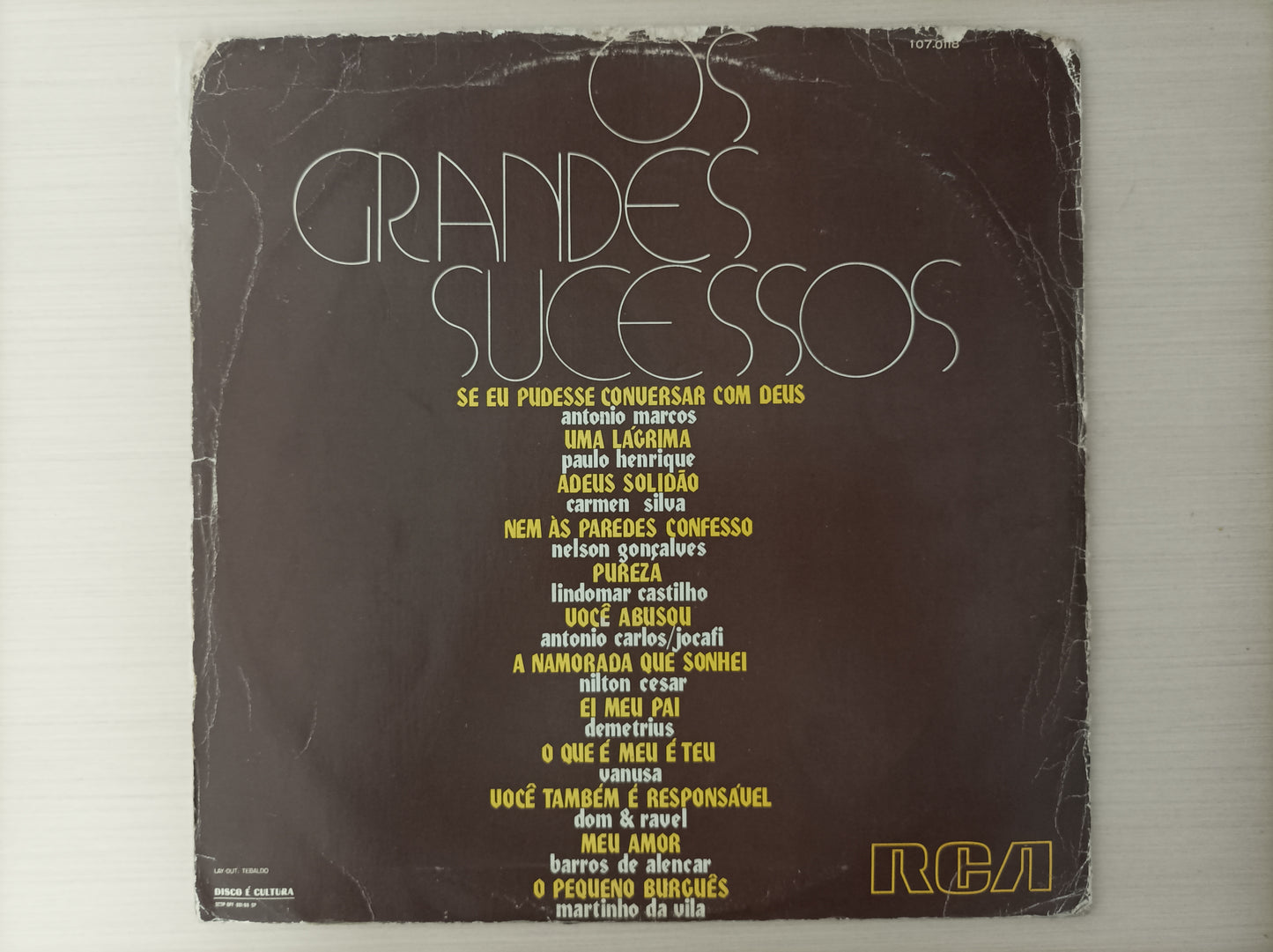 Lp Vinil Os Grandes Sucessos