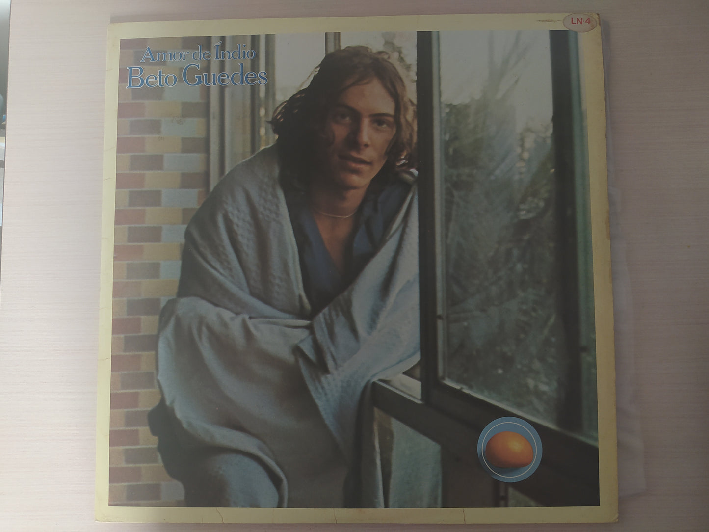 Lp Vinil Beto Guedes Amor de Índio Com Encarte
