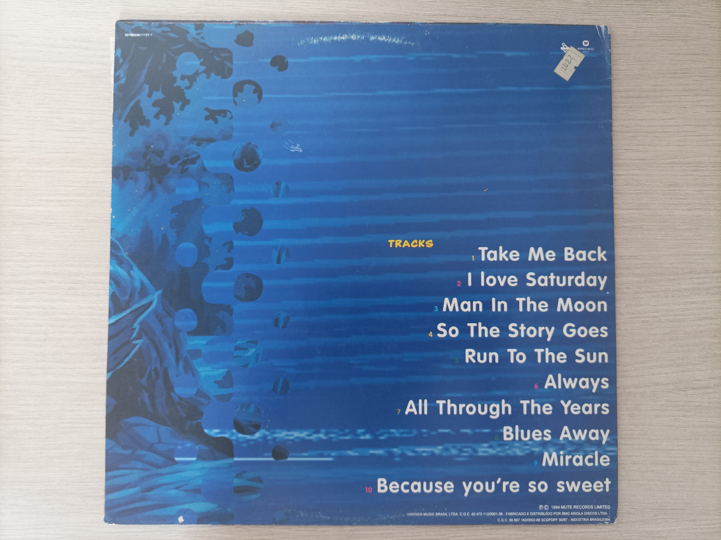 Lp Vinil Erasure I say I say I say Com encarte