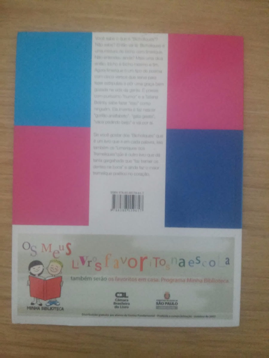 Livro Bicholiques - Tatiana Belinky