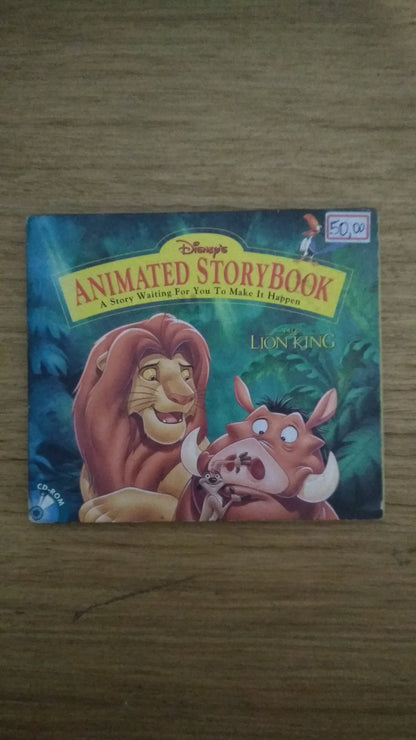 CD ROOM Disney's Animated Story Book Lion King