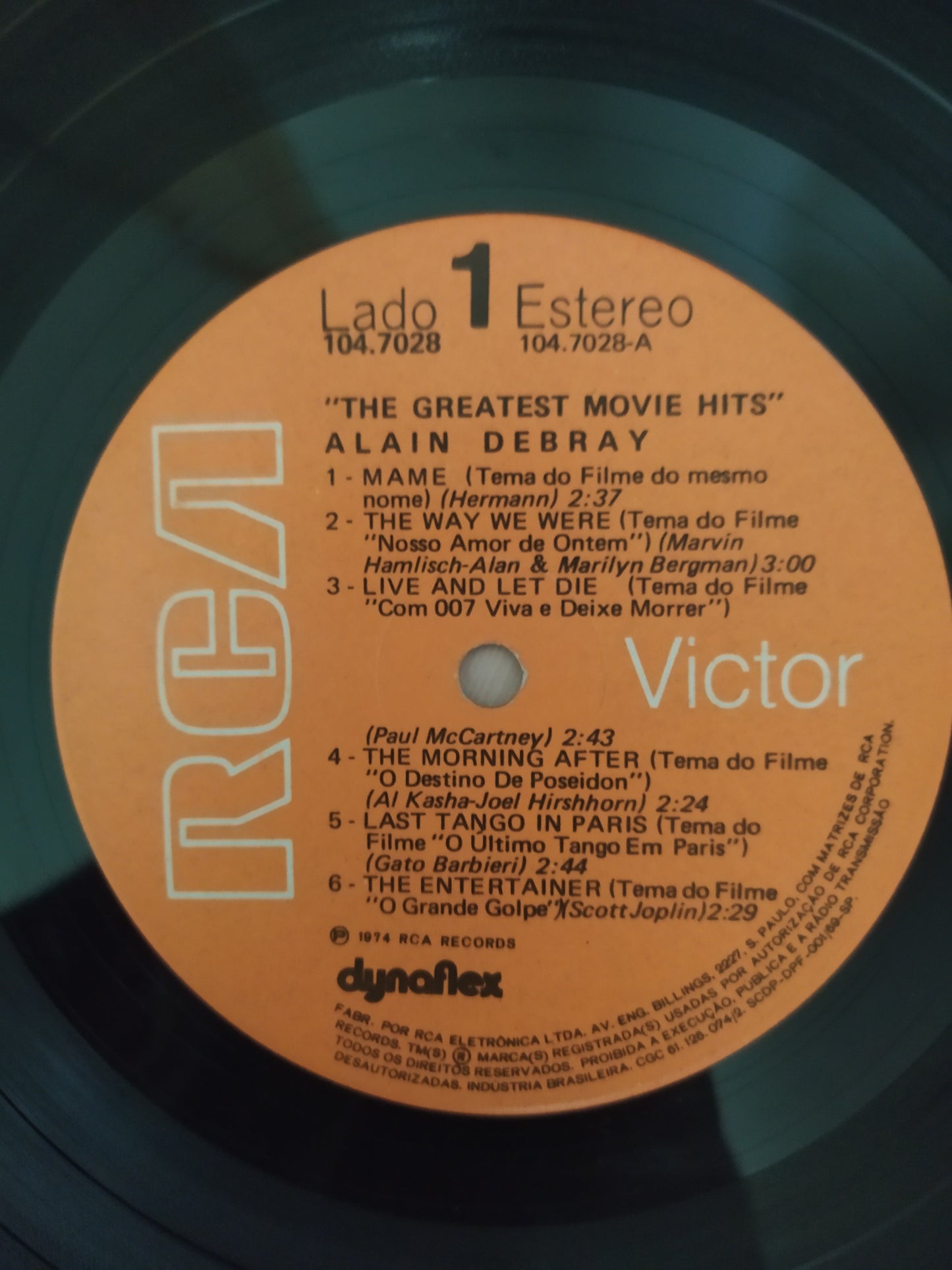 Lp Vinil Alain Debray The Greatest Movie Hits