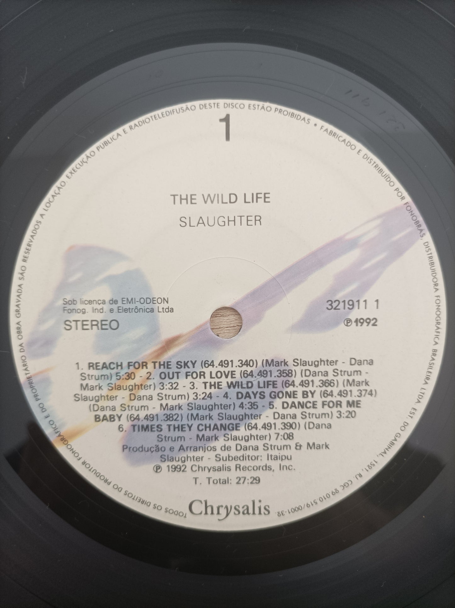 Lp Vinil Slaughter The Wild Life Com encarte