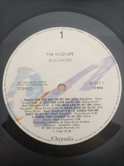 Lp Vinil Slaughter The Wild Life Com encarte