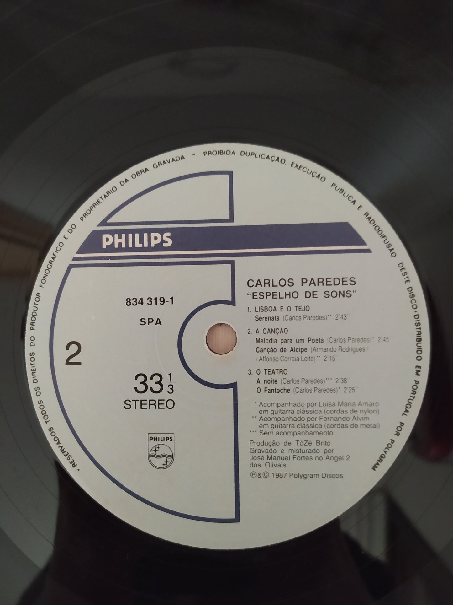 Lp Vinil Carlos Paredes Espelho De Sons Capa Dupla