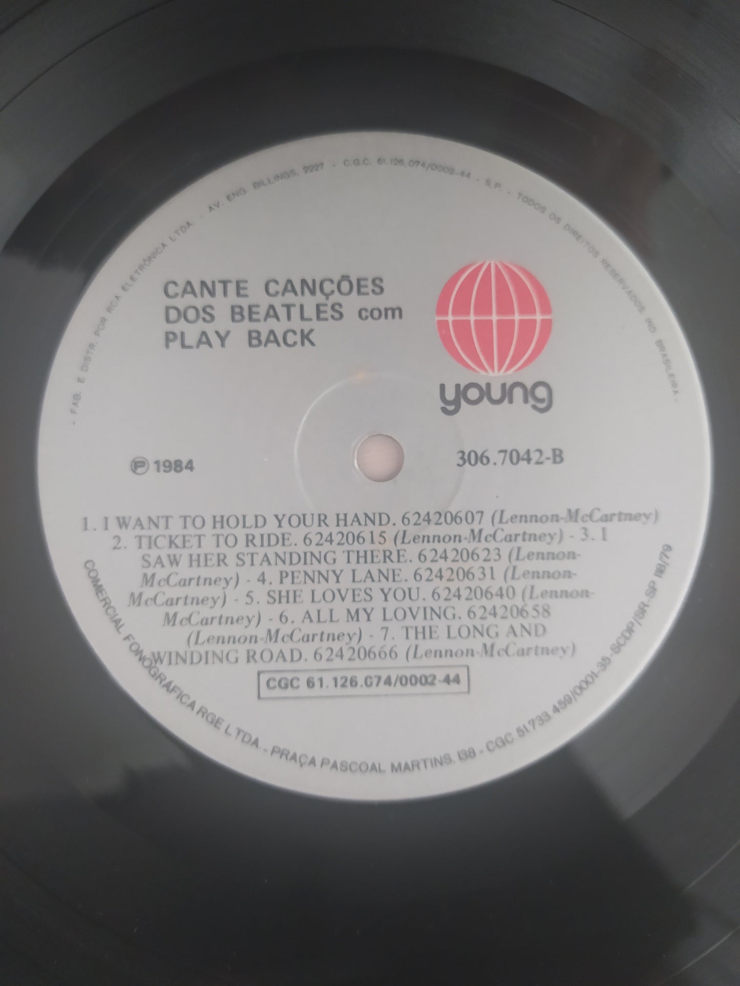 Lp Vinil The Beatles Cante Canções Com Playback