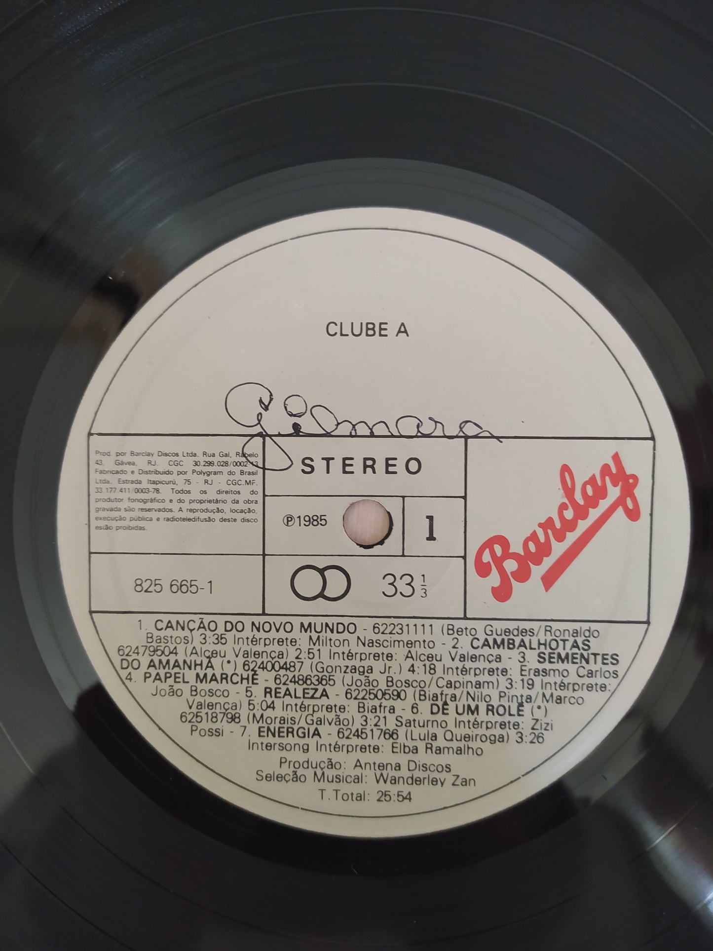Lp Vinil Clube A