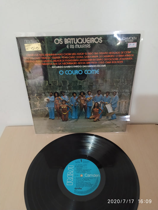 Lp Vinil Os Batuqueiros E As Mulatas O Couro Come