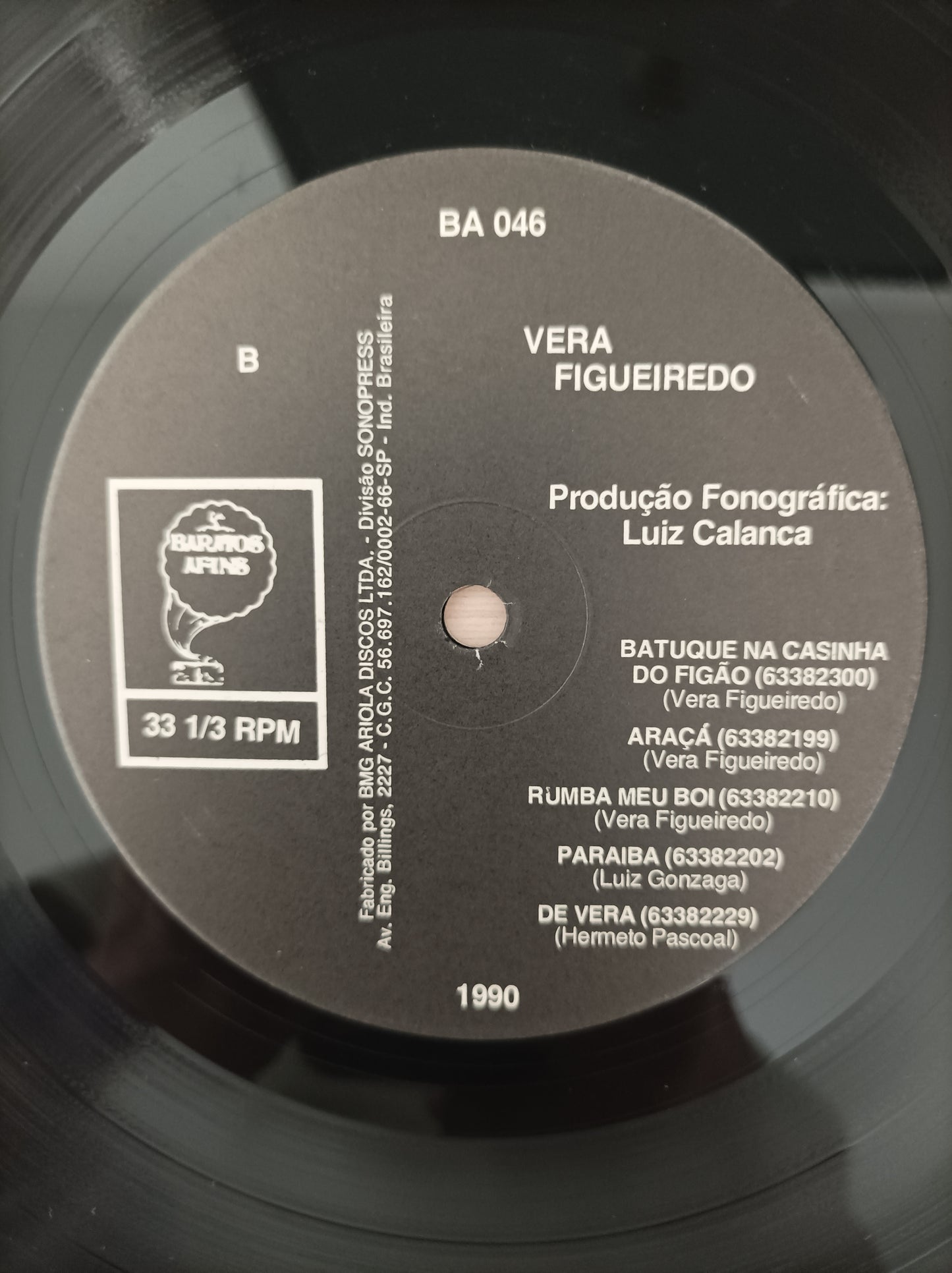 Lp Vinil Vera Figueiredo 1990 Autografado