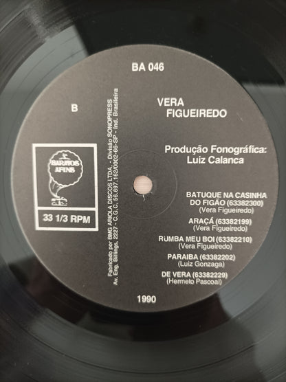 Lp Vinil Vera Figueiredo 1990 Autografado