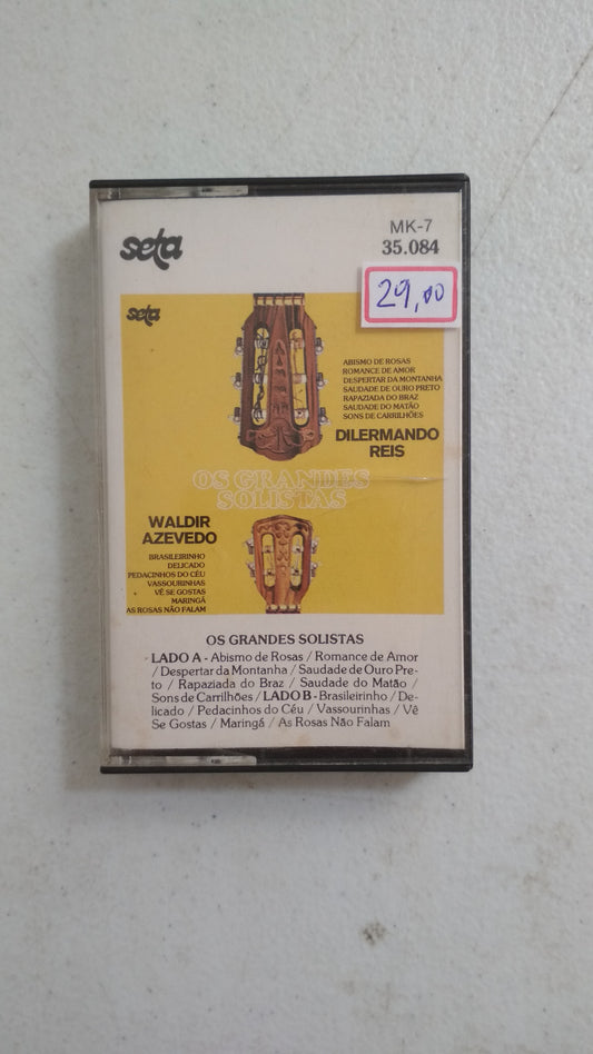Fita K7 Cassete - Os Grandes Solistas