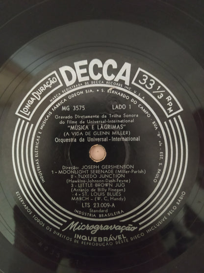 Lp Vinil Glenn Miller Música E Lágrimas