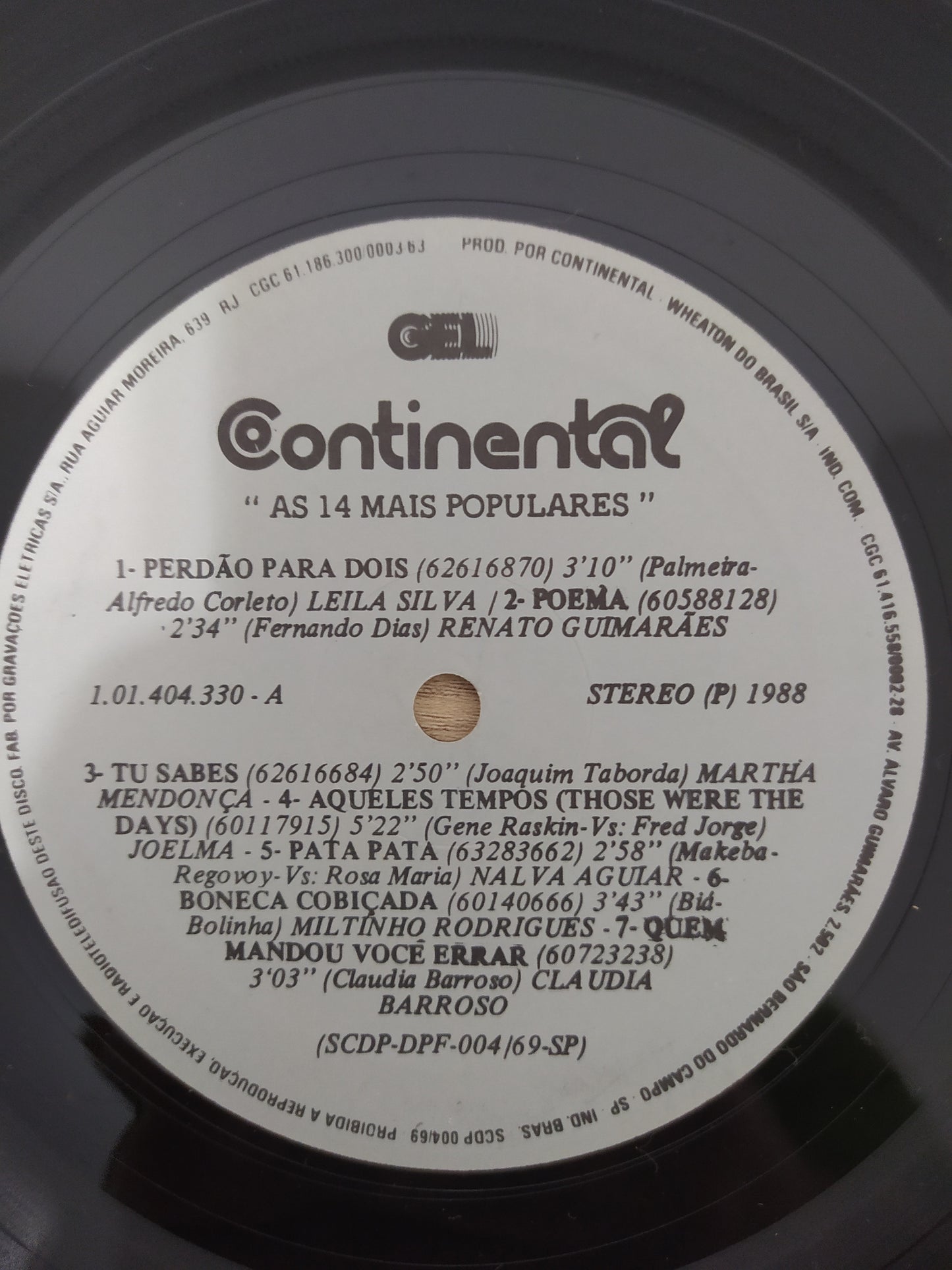 Lp Vinil As 14 Mais Populares