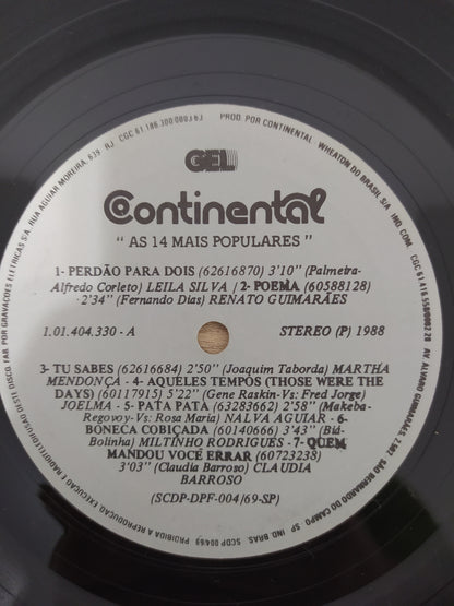 Lp Vinil As 14 Mais Populares