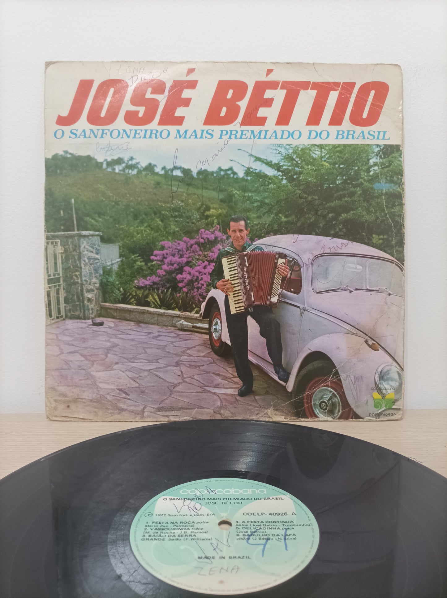 Lp Vinil José Béttio O sanfoneiro mais premiado do Brasil