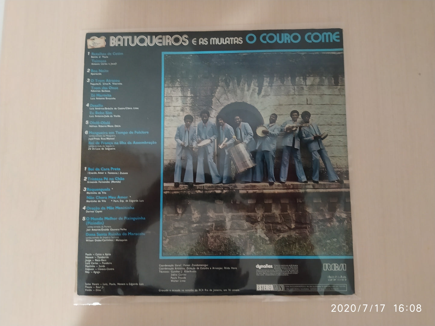 Lp Vinil Os Batuqueiros E As Mulatas O Couro Come