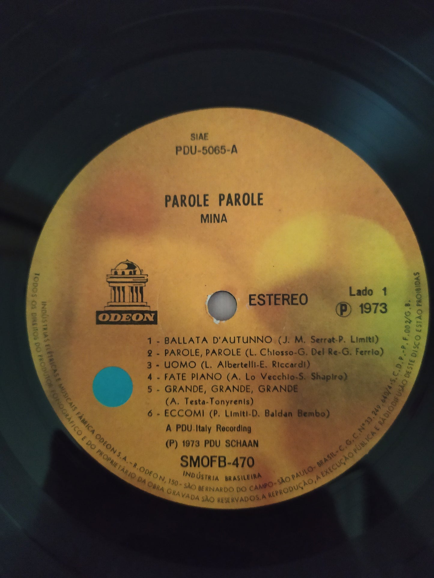Lp Vinil Mina Parole Parole